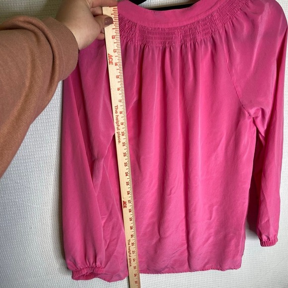 Lilly‎ Pulitzer | Womans Blouse Top Hot Pink Small 1/4 - Picture 7 of 9
